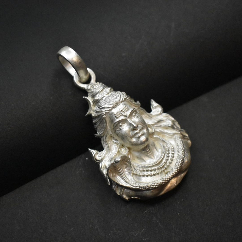 The Majestic Pure Silver Lord Shiva Locket