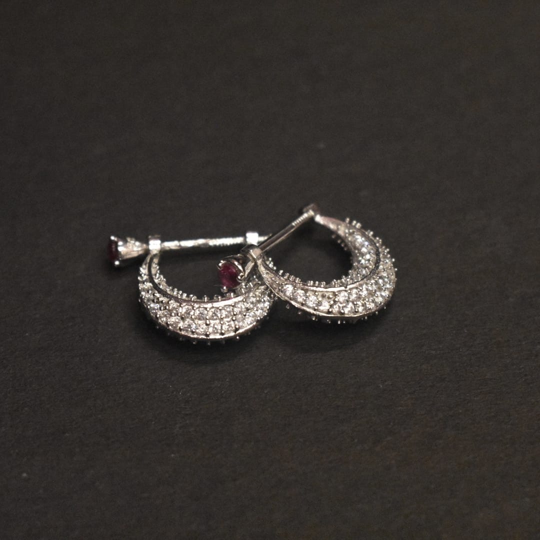 Silver Earrings For Men 