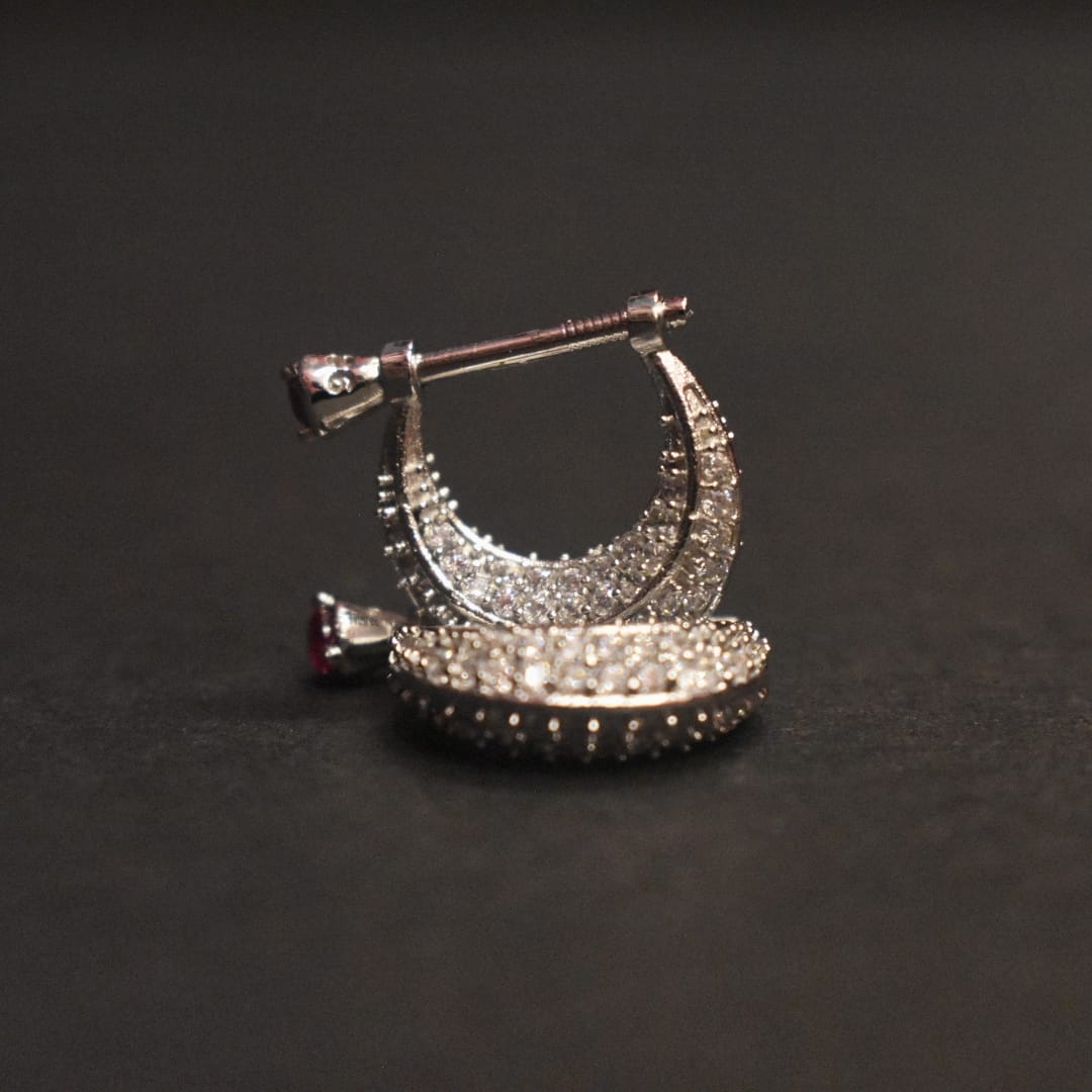 Stylish Sterling Silver Bali Earrings for Men - Dapper Dangles
