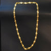 24K Gold Plated Two Rows Lakshmi Kasu Chain - Double Layer Temple Necklace