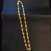 24K Gold Plated Two Rows Lakshmi Kasu Chain - Double Layer Temple Necklace