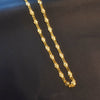 24K Gold Plated Two Rows Lakshmi Kasu Chain - Double Layer Temple Necklace