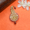 Stunning Asp Mayur Peacock Kundan Kalangi for Groom - 24K Gold Plated Wedding Accessory