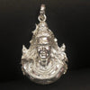 Pure Silver Lord Shiva Locket - Handcrafted Sacred Jewelry