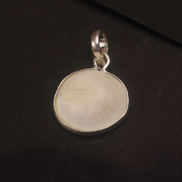 Pure Silver Gau Chakra Pendant - 4 Grams