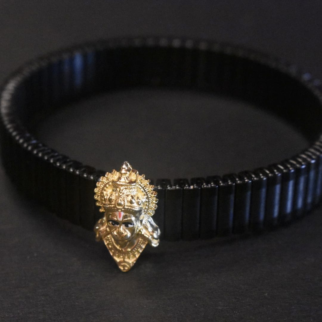 92.5 Silver Hanuman Logo Bracelet with Rolex Band Style