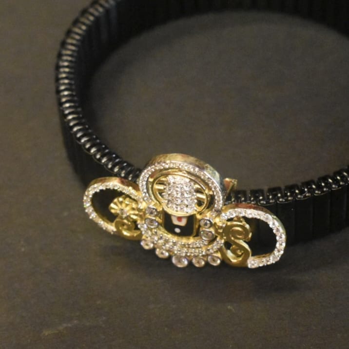 Premium Rolex Style Band Bracelet with Balaji Brooch for Men