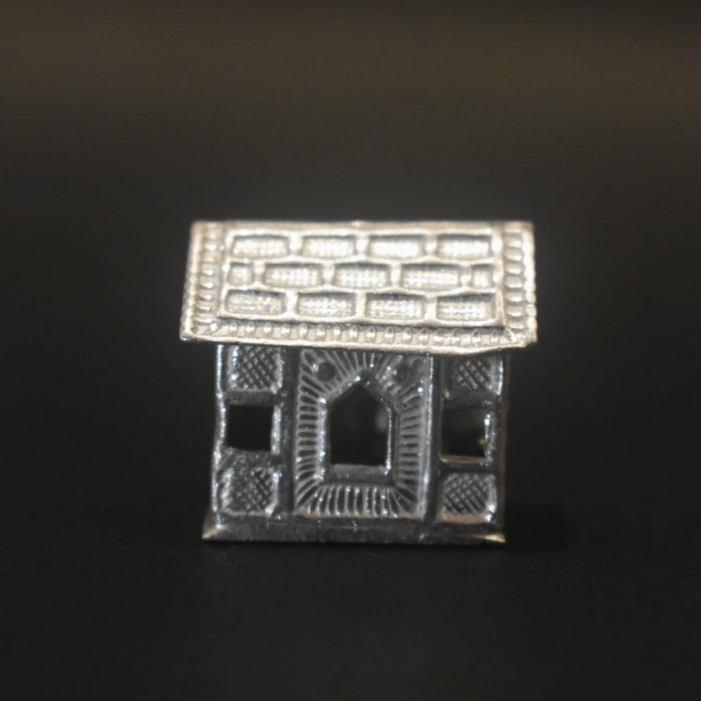 Pure Silver House/Hut/Ghar/Jhopdi for Vastu Shanti Puja and God Gifting - 5 Grams
