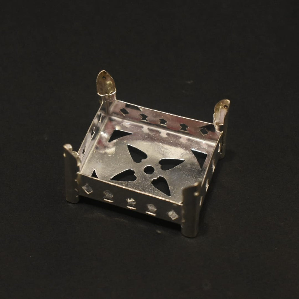 Pure Silver Swing for God Offering - Uyyala/Jhula/Palna/Tottilu (3 Sizes)