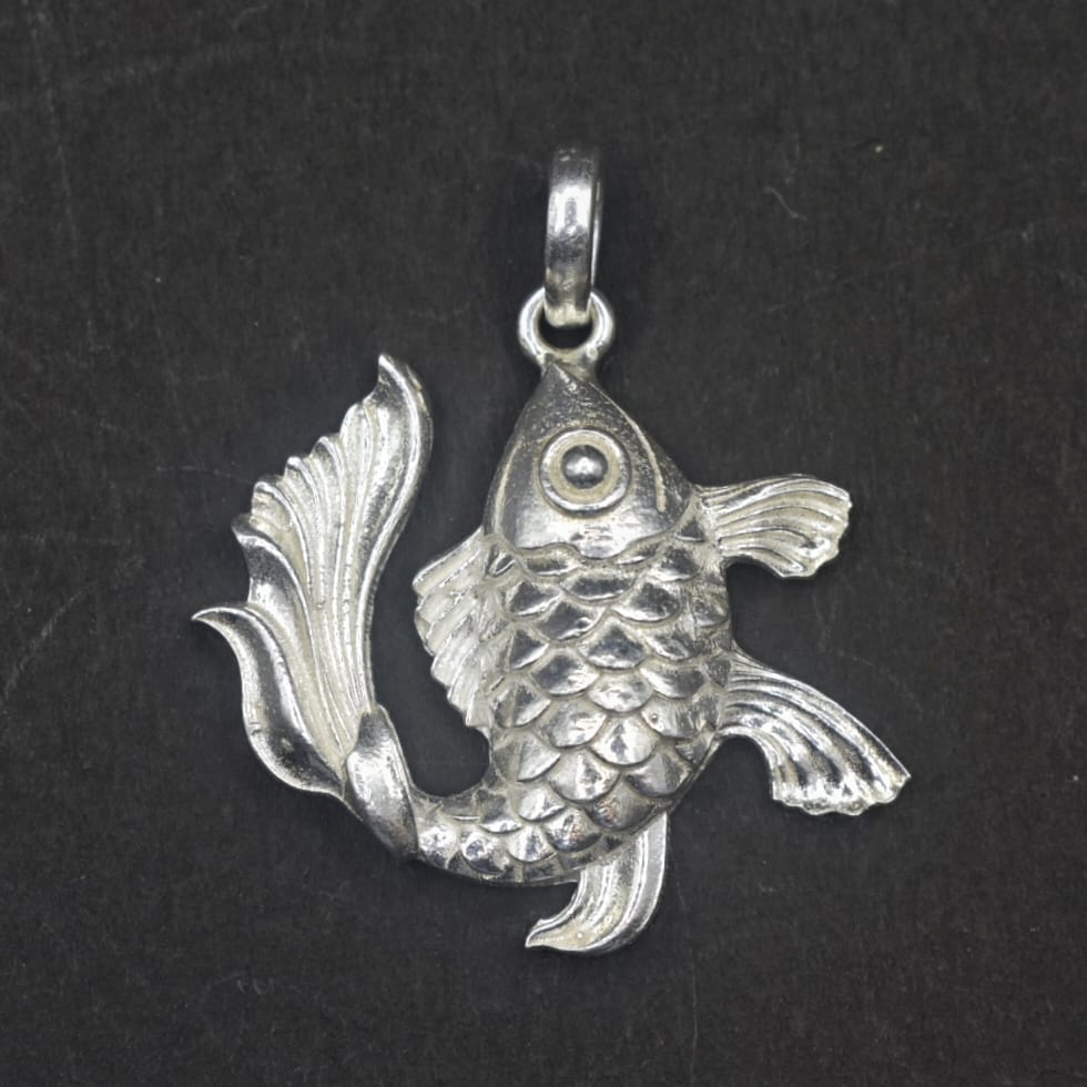 Pure Silver Fish Locket - 13 Grams