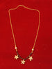925 Silver Gold Plated Floral Necklace