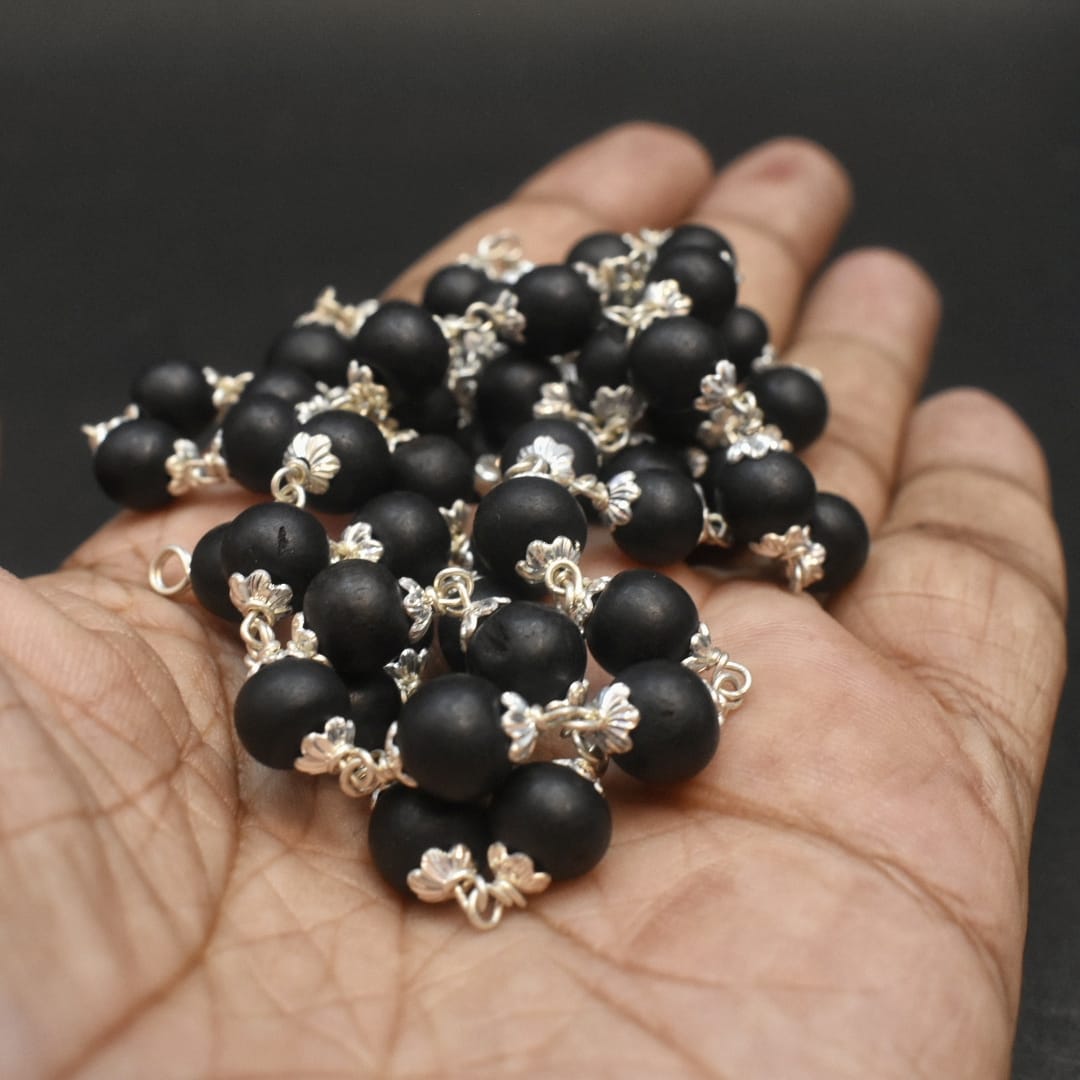 Karungali Mala with Silver
