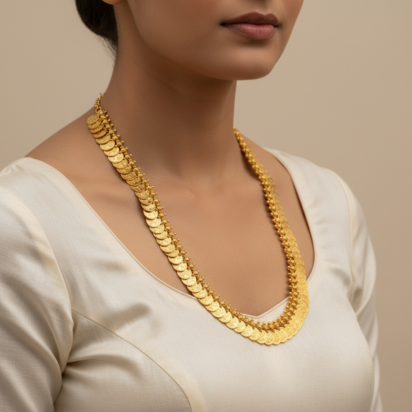 Kasu Mala - Traditional Gold Coin Necklace