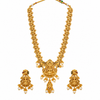 Lakshmi Mayura Nagas Haram - Antique Finish Ruby Necklace 