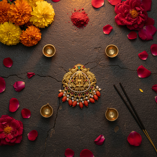 Lakshmi Temple Pendant 