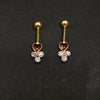 Lightweight 18kt Gold Bugudi Heart-Shaped Earring