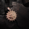 Lord Surya Silver Pendant - Hindu Sun God Locket for Men