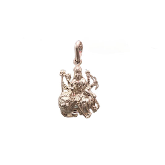 Maa Durga 925 Sterling Silver Pendant 