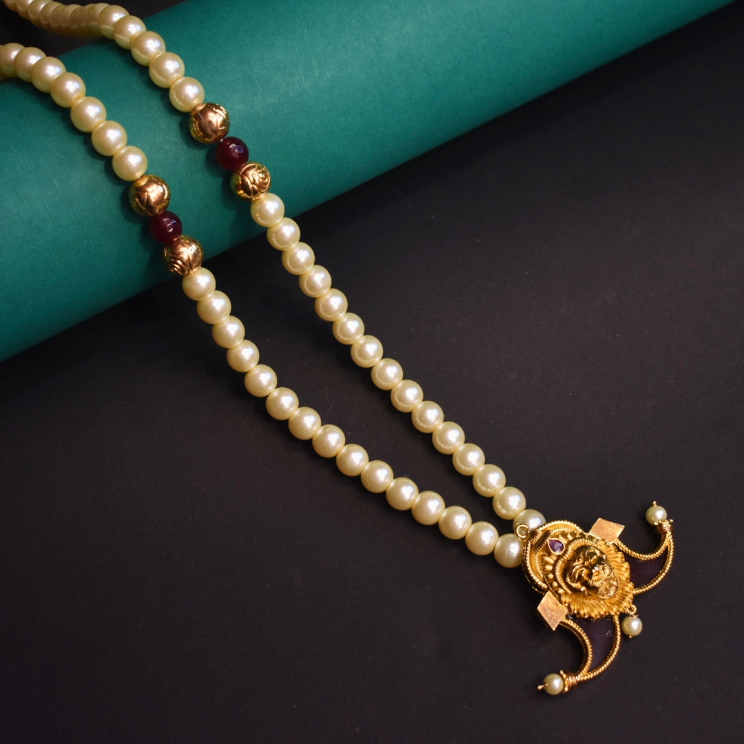 Narsimha Swami Puligoru Pendant Mala for Groom