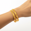 One Gram Gold Bangles Pair - Daily Wear 24K Gold Plated