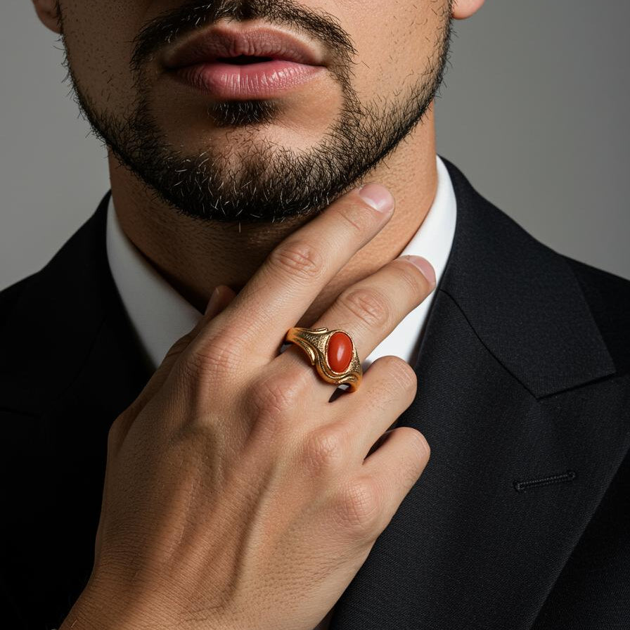 Panchaloha Goddess Laxmi Ring for Women - Handcrafted