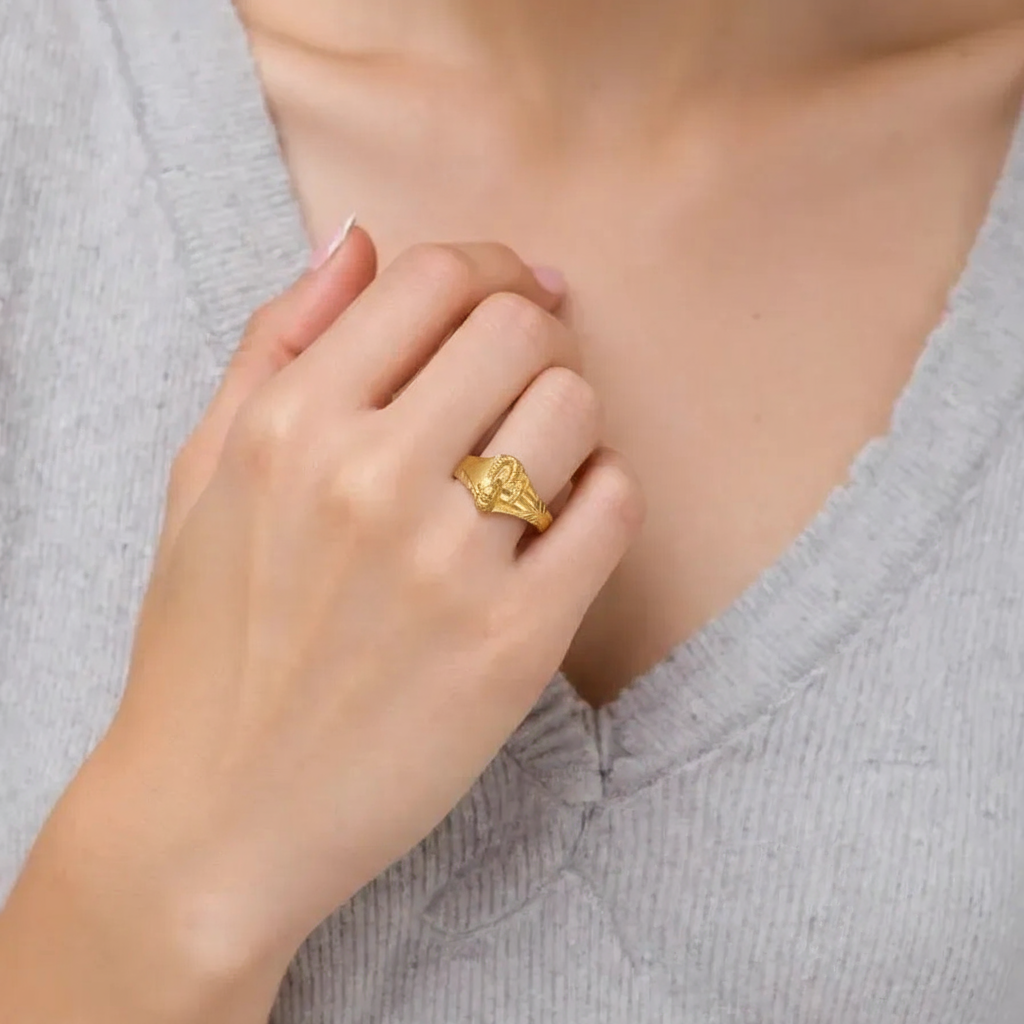 Panchaloha Sai Baba Ring
