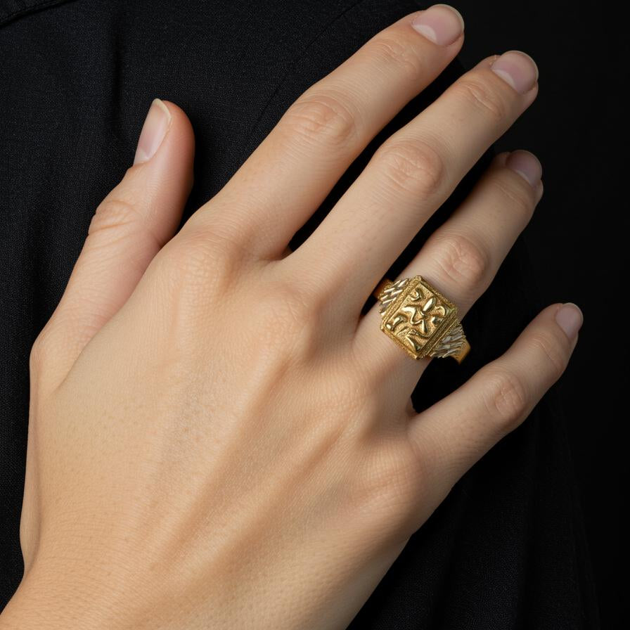 Panchaloha Sri Hanuman Ji Ring