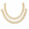 Panchloha Anklets | Gold Ghungroo Payal | 10 Inch 