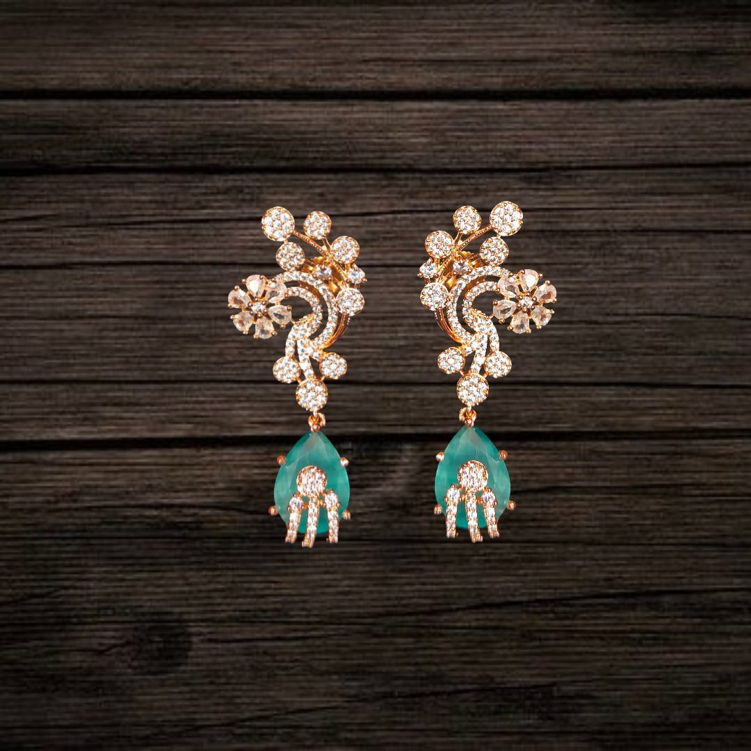 Asp Fashion Jewellery Stylish Pastel Green Drop Earrings Set