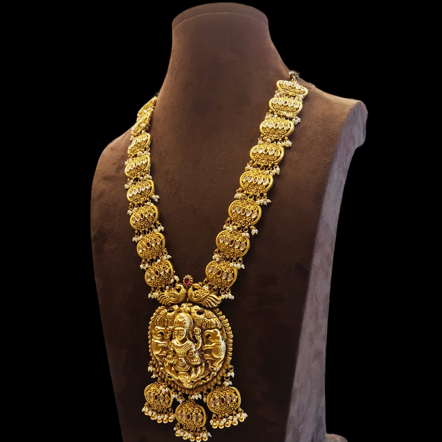 Asp Fashion Jewellery Nagas Kundan Laxmi Haram