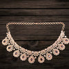 Rose Gold Plated Zircon Necklace Set By Asp Fashion Jewellery