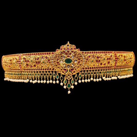 Kundan Polki Vaddanam By Asp Fashion Jewellery
