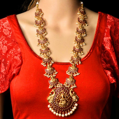 Antique Godess Laxmi Devi Necklace Set By Asp Fashion Jewellery