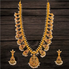 Antique Lakshmi Guttapusalu Necklace Set By Asp Fashion Jewellery