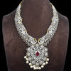 Asp Fashion Jewellery Dazzling American Diamonds Necklace Set