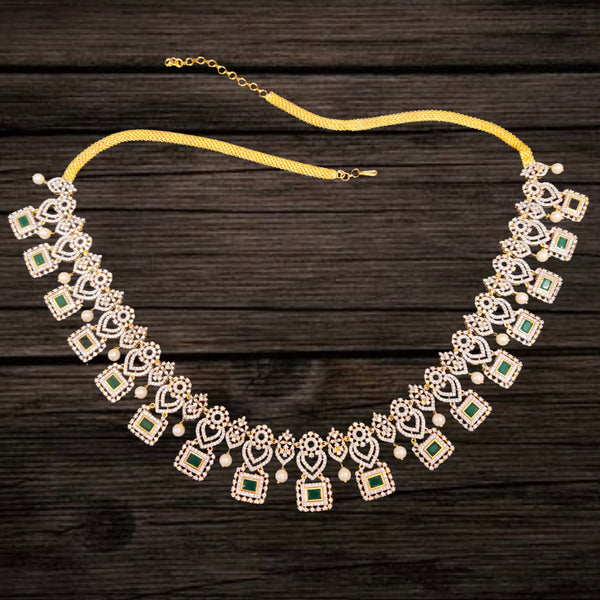 American Diamond Chain Vaddanam By Asp Fashion Jewellery