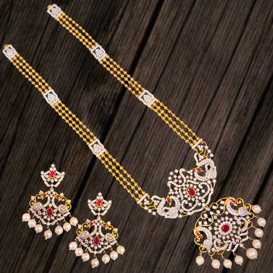 Tarini American Diamond Necklace Set By Asp Fashion Jewellery