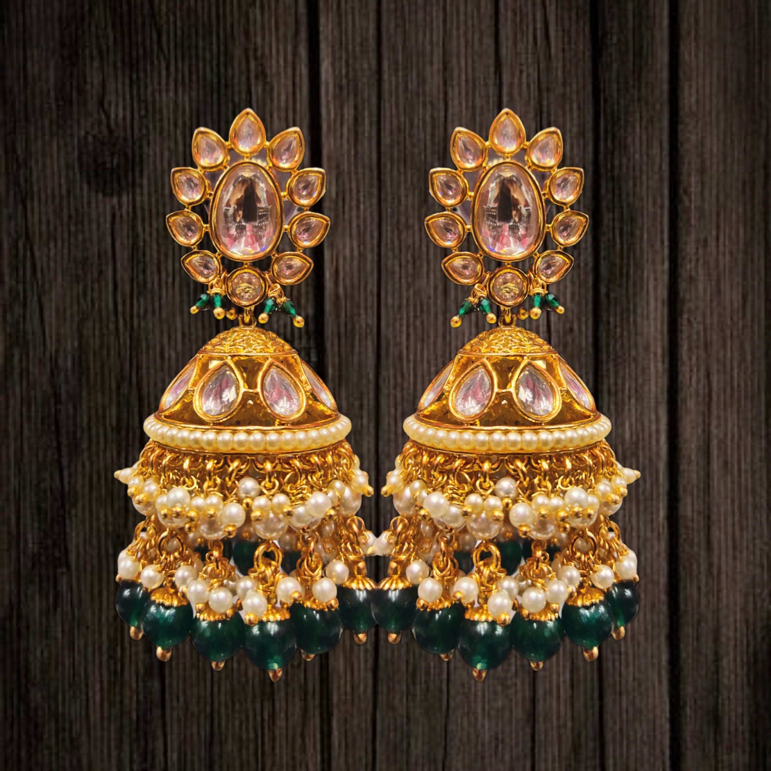 Flipkart.com - Buy JEWERICHE Elegant Colorful Bright Colors Floral Kundan  Jhumka For Various Occasion Alloy Jhumki Earring Online at Best Prices in  India