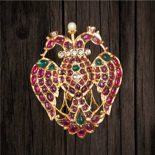 Embrace Elegance with the Kemp Twin Peacock Pendant Set by ASP Fashion Jewellery