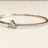 "Effortlessly Elegant: Discover the Classy Charm of the 925 Silver Bangle Bracelet by Asp Silver"