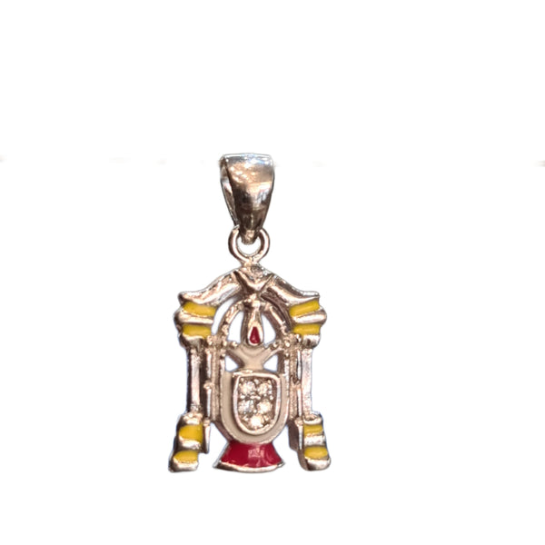 "Shining Devotion: The Exquisite 92.5 Silver Tirupati Venkateswara Swamy Pendant"