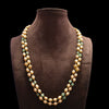 "Pearls of Elegance: A Stunning Two-Layer Pearl Mala Necklace with Semi-Precious Pumpkin Beads by Asp Fashion Jewellery"