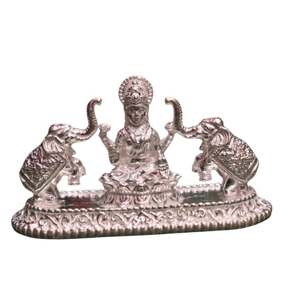 Pure Silver Gajalakshmi Idol