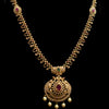 Asp Cz Gold Plated Long Necklace Set