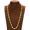 24K Gold Plated Two Rows Lakshmi Kasu Chain - Double Layer Temple Necklace