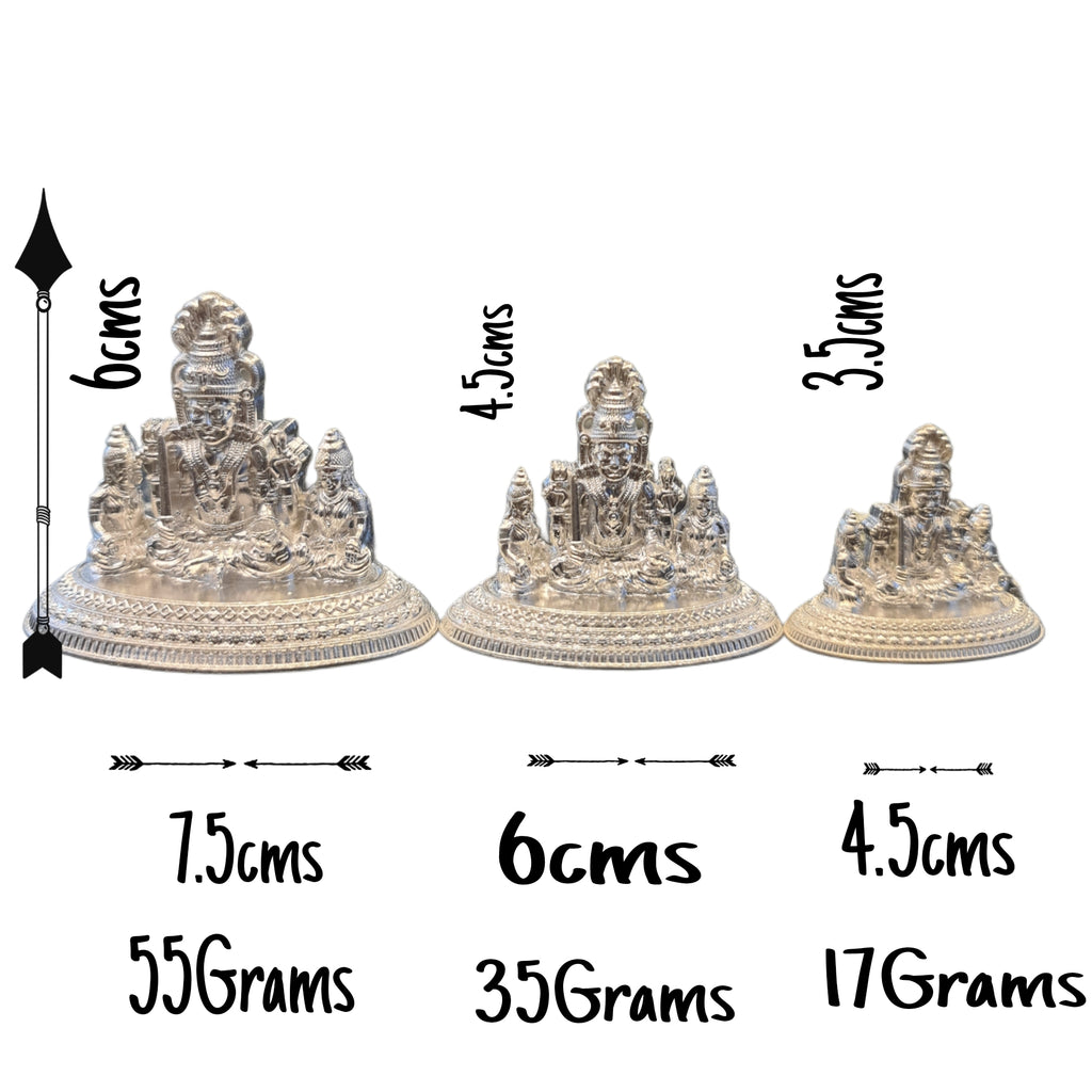 Pure Silver Mallanna Swami Idol - Handcrafted Hindu Deity Statue