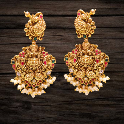 Antique Nagas  Laxmi Necklace Set By Asp Fashion Jewellery