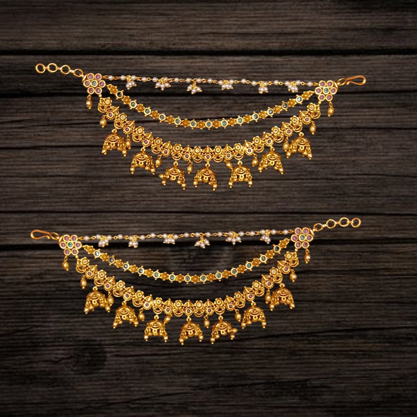 Antique kempu Champasawarlu By Asp Fashion Jewellery