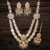 Double Layer Polki Moissanite Kundan Necklace Set By Asp Fashion Jewellery