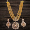 Asp Victorian Polki Diamond Necklace Set